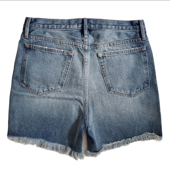 NEW Frame Le Stevie Short Sunset Cove Denim Cutoff - Picture 2 of 9
